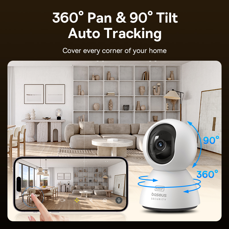 Cámara IP Baseus de 4MP, cámar - Eufy Camera E220 reseña y precio