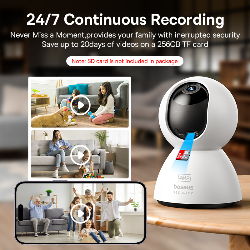 Cámara IP Baseus de 4MP, cámar - Eufy Camera E220 reseña y precio