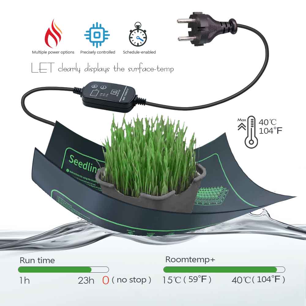 Almohadilla calefactora para p - Heat Mat Seedling reseña y precio