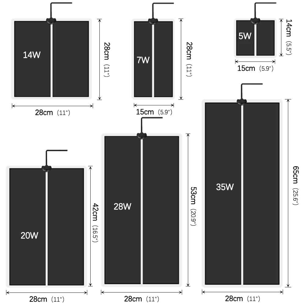 35W-5W semillas plántulas plan - Heat Mat Seedling reseña y precio