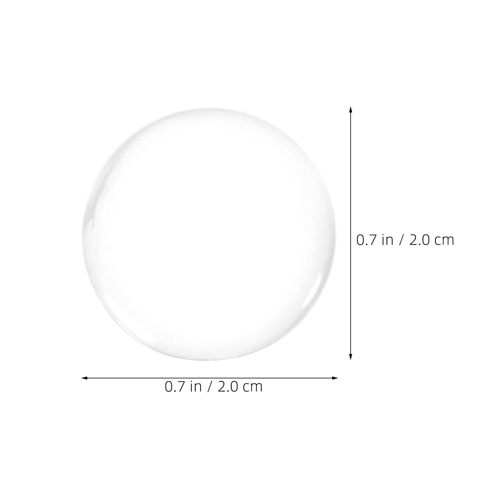 40 Adhesivos Redondos Transpar - Plastic Dome Clear reseña y precio