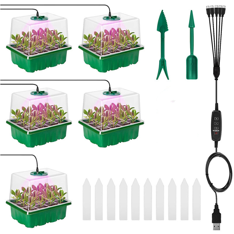 Bandeja de germinación de semi - Humidity Dome Kit reseña y precio
