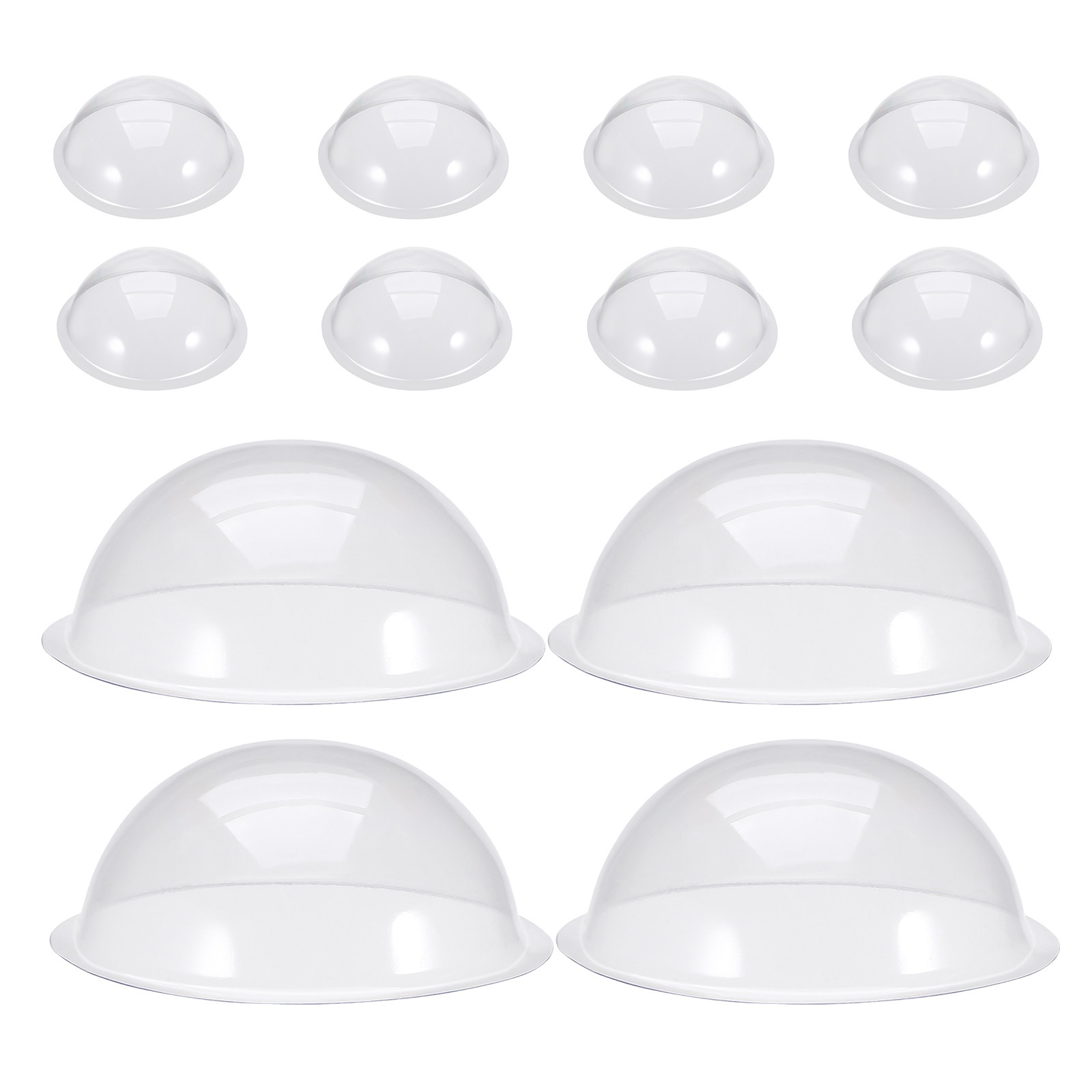 12 Piezas de Cubiertas Transpa - Plastic Dome Clear reseña y precio