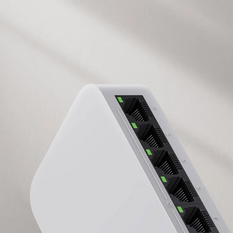Xiaomi Mi 8 puertos RJ45 Gigab - Xiaomi Hub Mijia Hub reseña y precio